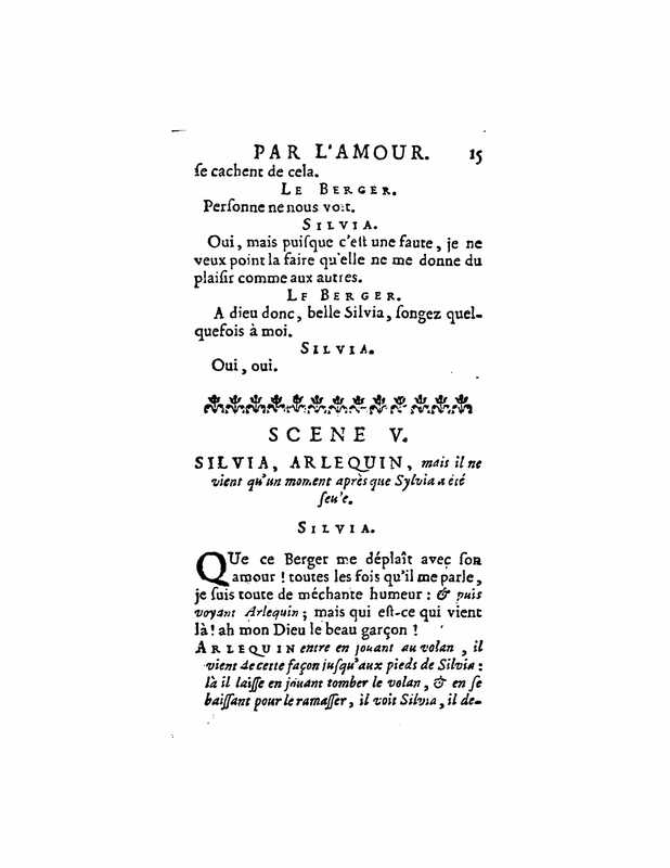 1723 : Arlequin poli par l’amour