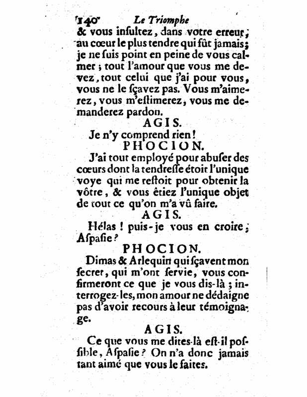 1732 : Le triomphe de l’amour