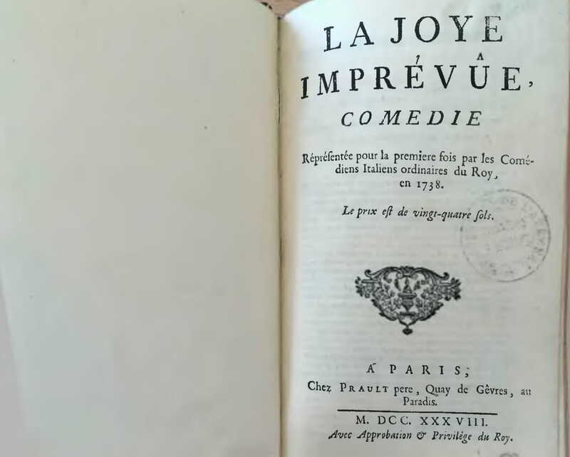 1738 : La joye imprévue