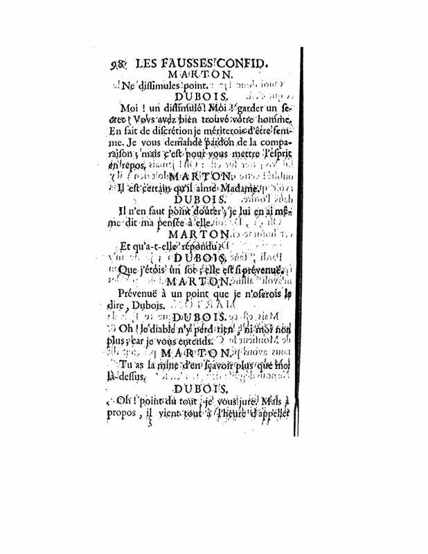 1738 : Les fausses confidences