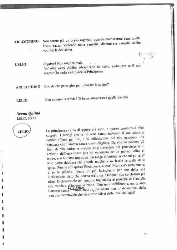 1997 : Il principe travestito (Cristina Pezzoli)