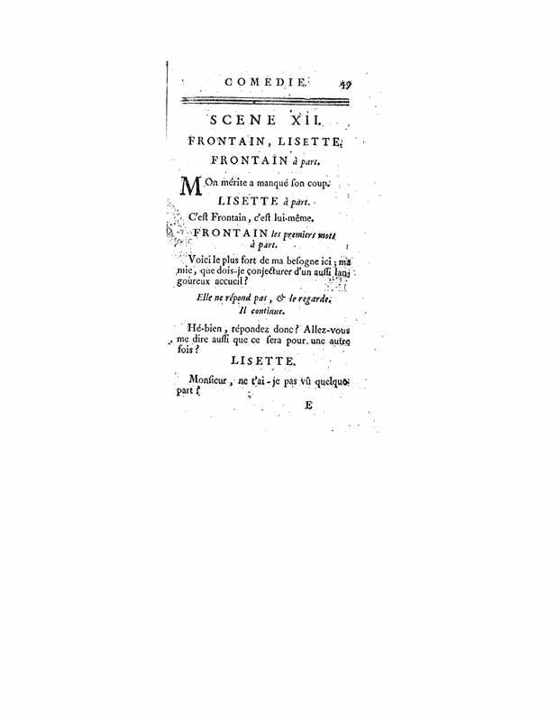 1740 : L’épreuve