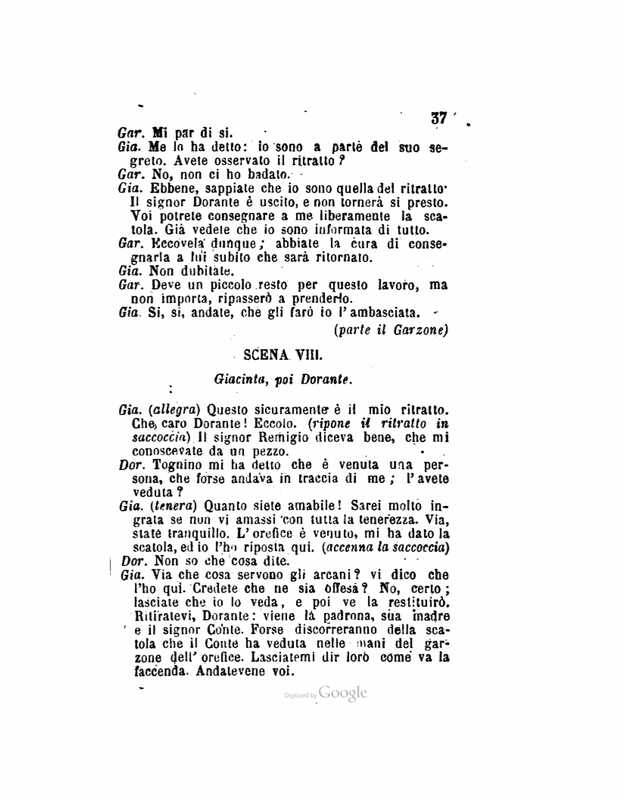 1872 : Le false confidenze