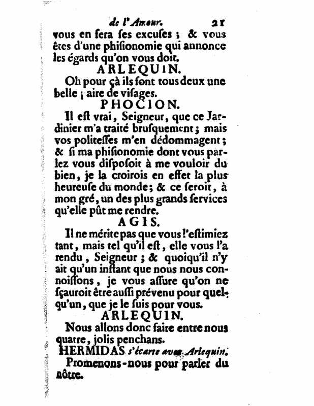 1732 : Le triomphe de l’amour