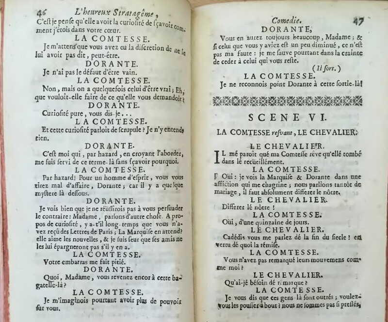 1733 : L’heureux stratagème