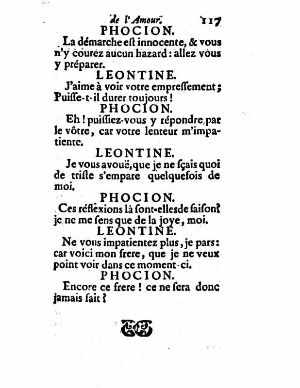 1732 : Le triomphe de l’amour