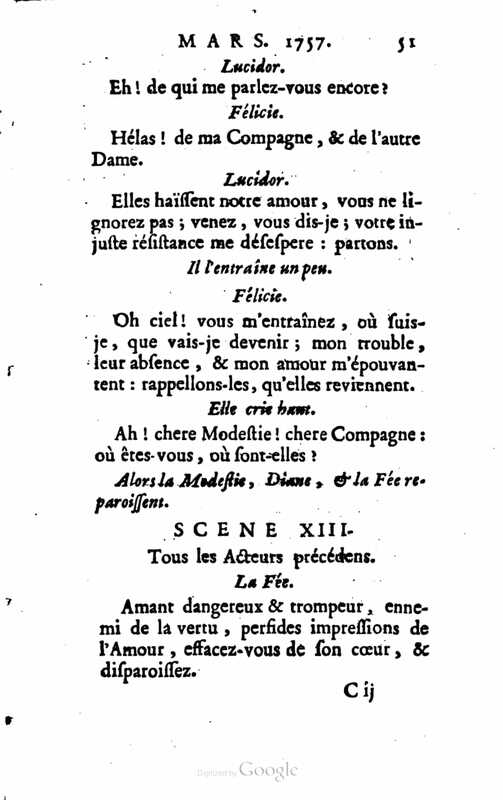 1757 : Félicie