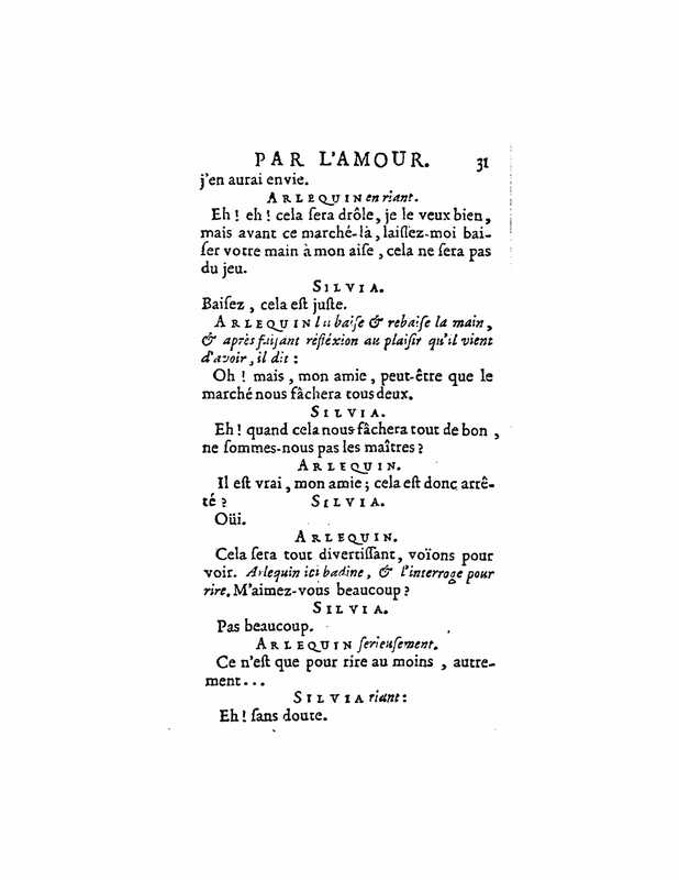 1723 : Arlequin poli par l’amour