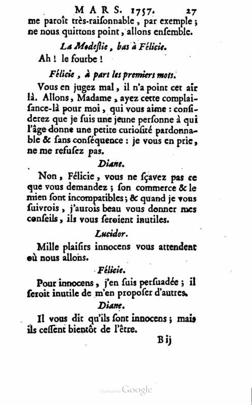 1757 : Félicie
