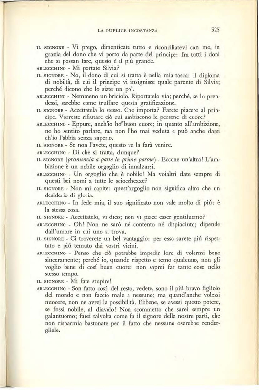 1959 : La duplice incostanza (Marcello Spaziani)