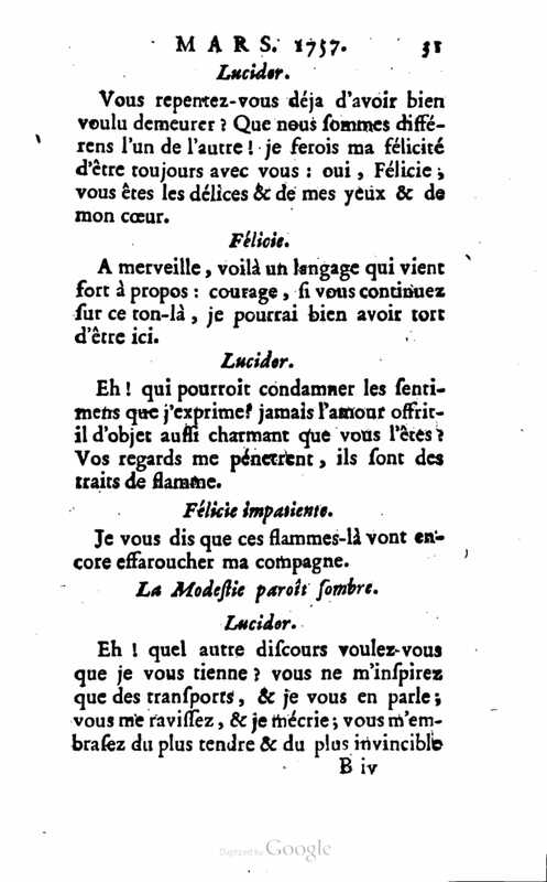 1757 : Félicie