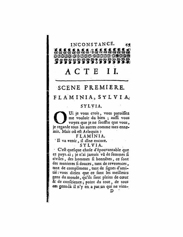 1724 : La double inconstance