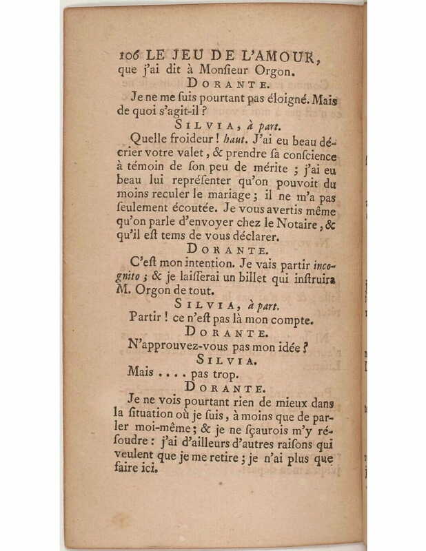 1730 : Le jeu de l’amour et du hasard