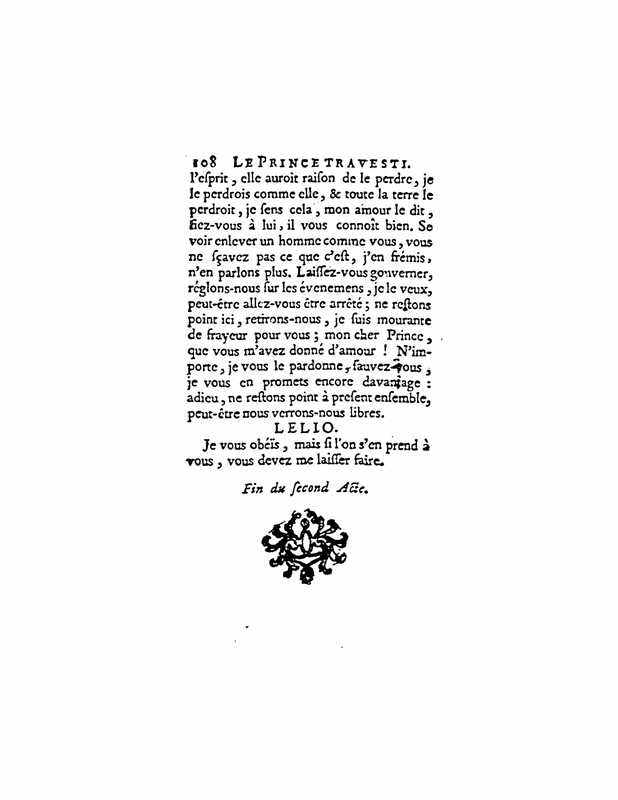 1727 : Le prince travesti