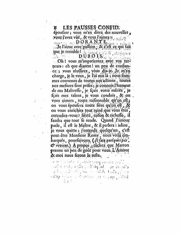 1738 : Les fausses confidences