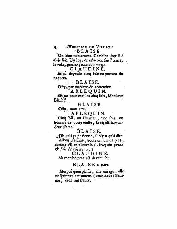 1729 : L’héritier de village