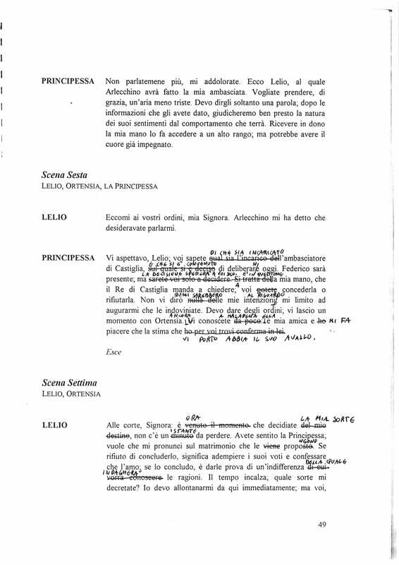 1997 : Il principe travestito (Cristina Pezzoli)