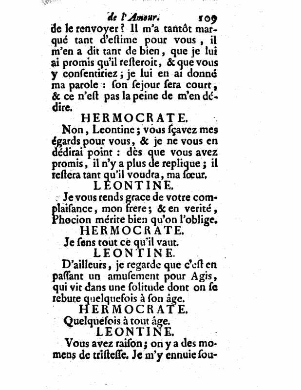 1732 : Le triomphe de l’amour