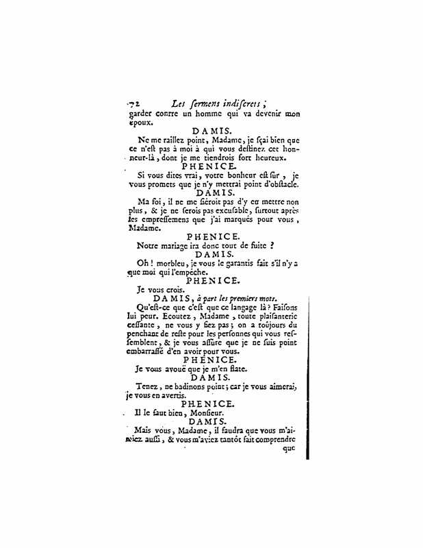 1732 : Les serments indiscrets