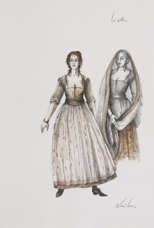 1997 : Il principe travestito (Maquettes des costumes)