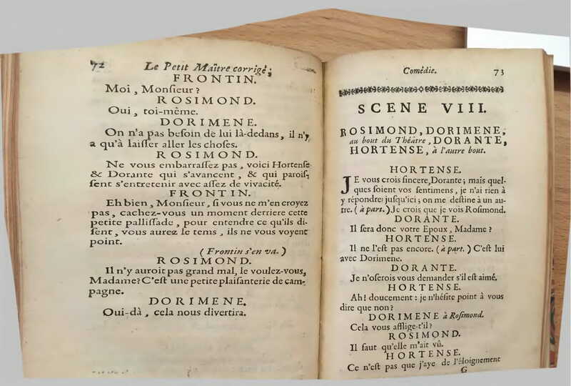 1739 : Le petit-maître corrigé