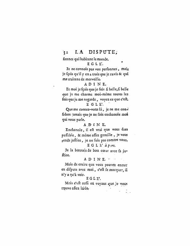 1747 : La dispute