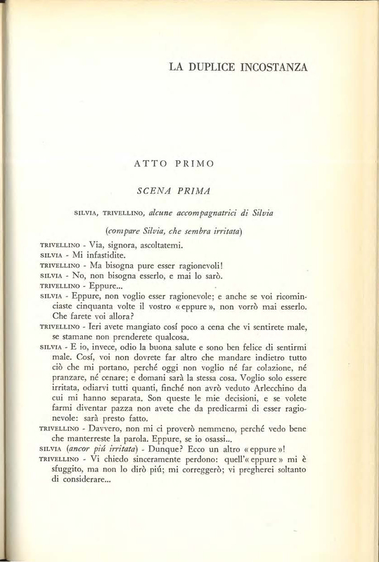 1959 : La duplice incostanza (Marcello Spaziani)