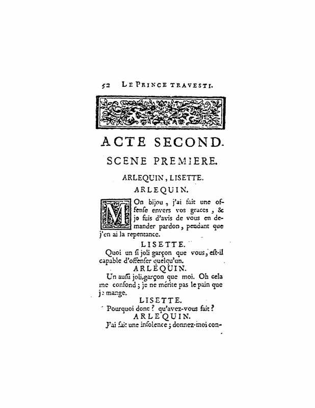 1727 : Le prince travesti