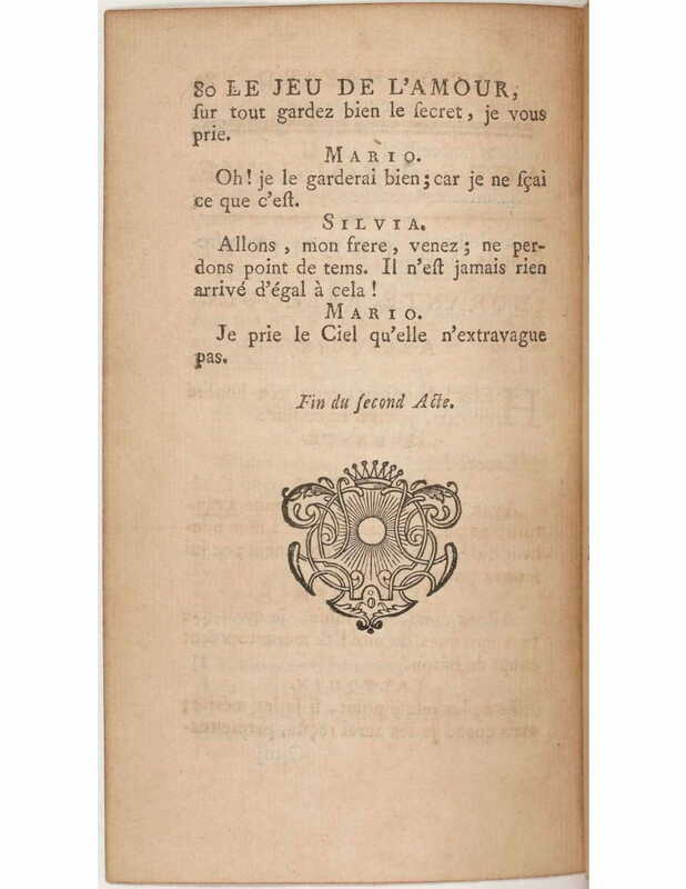 1730 : Le jeu de l’amour et du hasard
