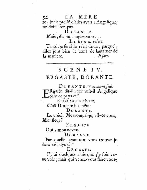 1735 : La mère confidente