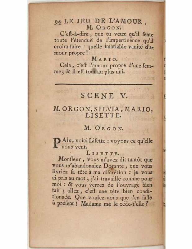 1730 : Le jeu de l’amour et du hasard