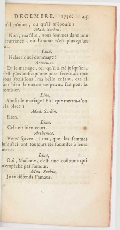 1750 : La colonie