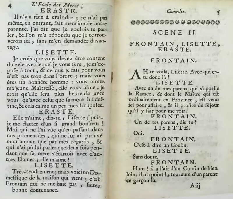 1732 : L’école des mères