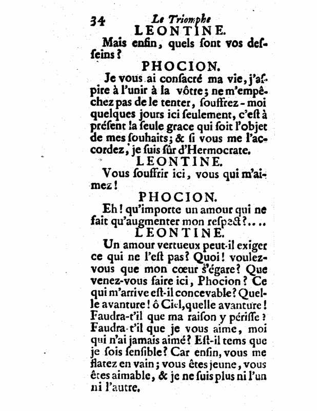 1732 : Le triomphe de l’amour