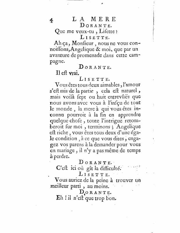 1735 : La mère confidente