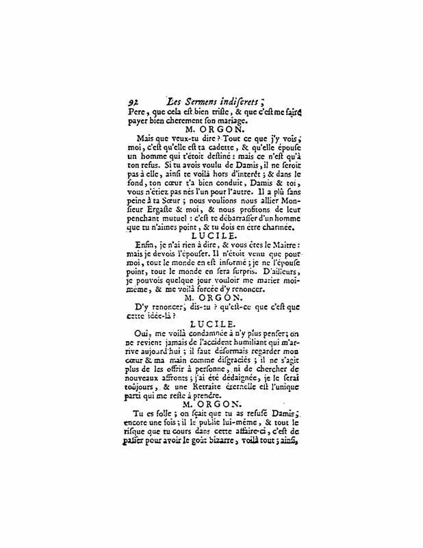 1732 : Les serments indiscrets