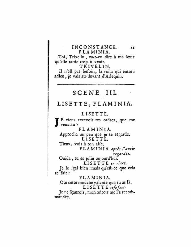 1724 : La double inconstance