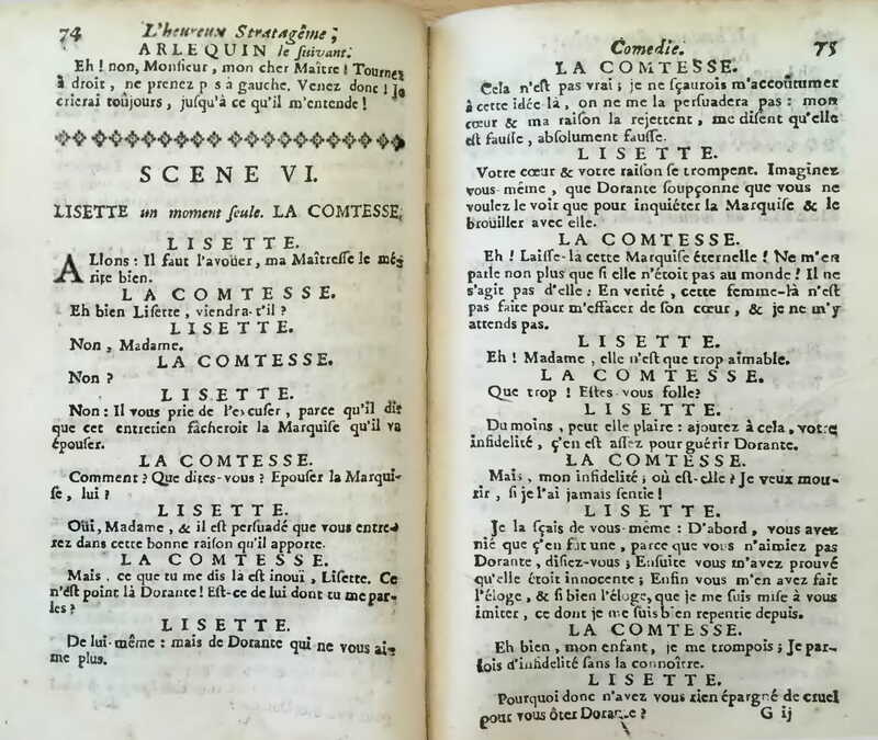 1733 : L’heureux stratagème