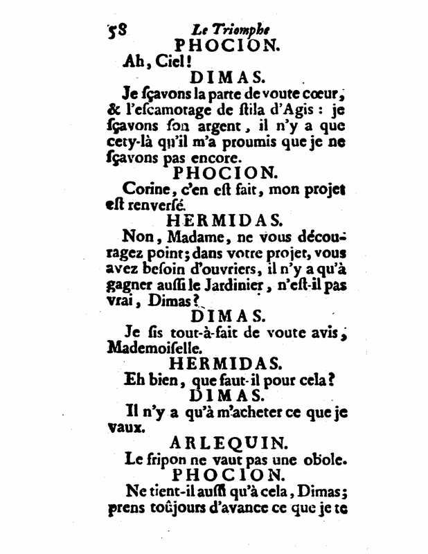1732 : Le triomphe de l’amour