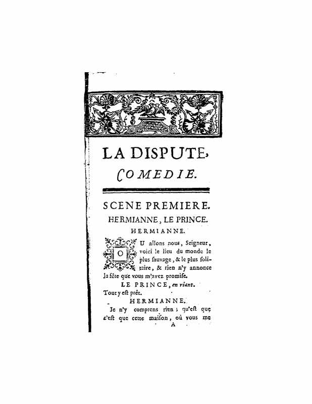 1747 : La dispute