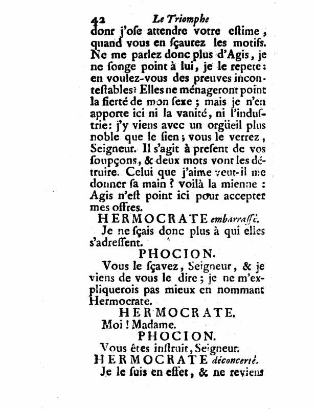 1732 : Le triomphe de l’amour