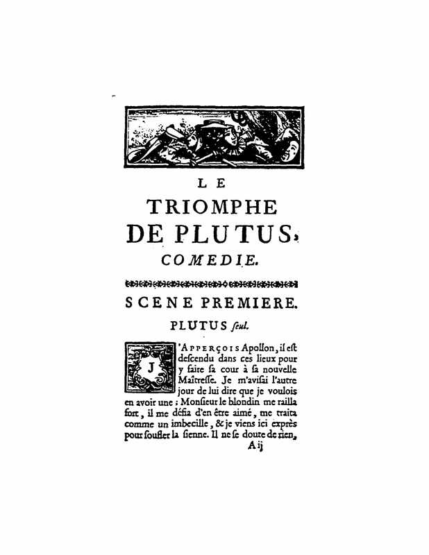 1729 : Le triomphe de Plutus