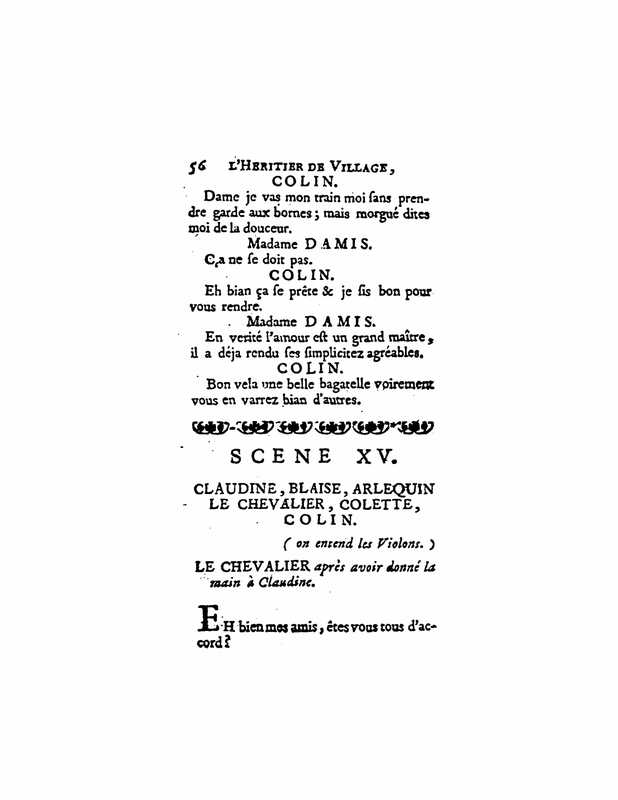 1729 : L’héritier de village
