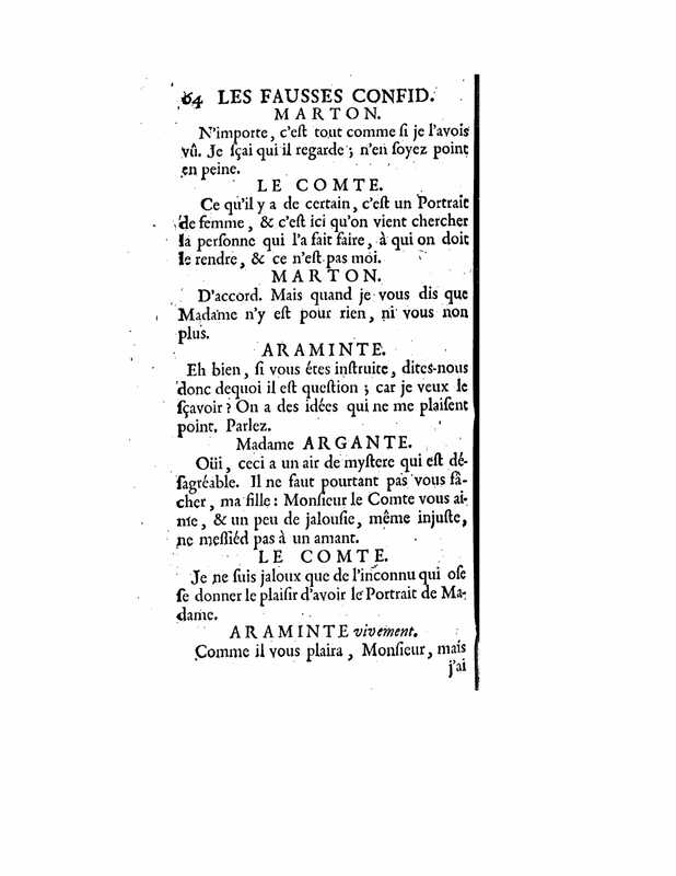1738 : Les fausses confidences