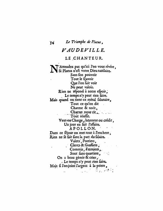 1729 : Le triomphe de Plutus