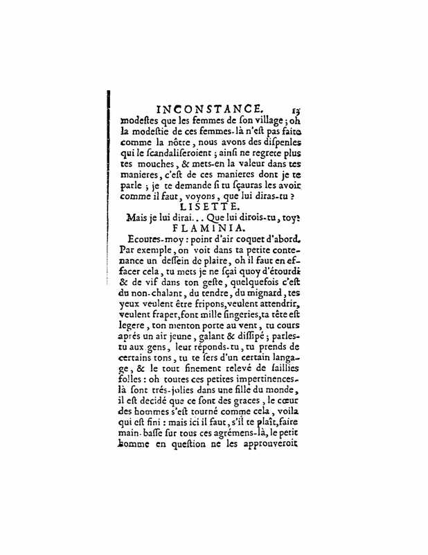 1724 : La double inconstance