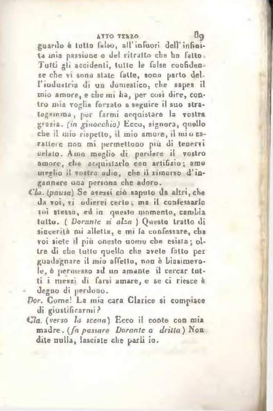 1829 : Le false confidenze [Salvatore Fabbrichesi, 1816]