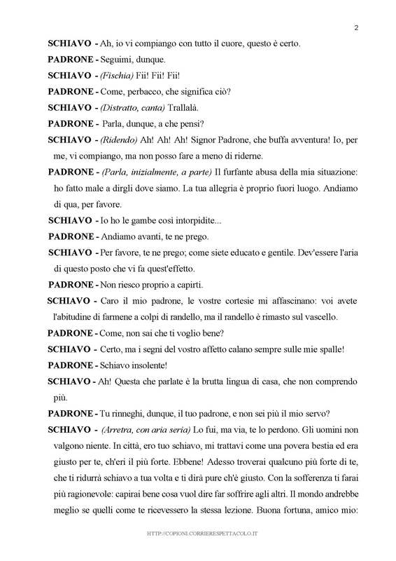 2016 [?] : L’isola degli schiavi [Traduction anonyme]