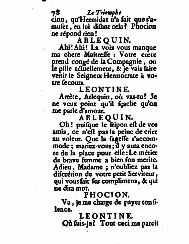1732 : Le triomphe de l’amour