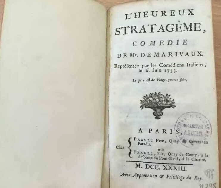 1733 : L’heureux stratagème